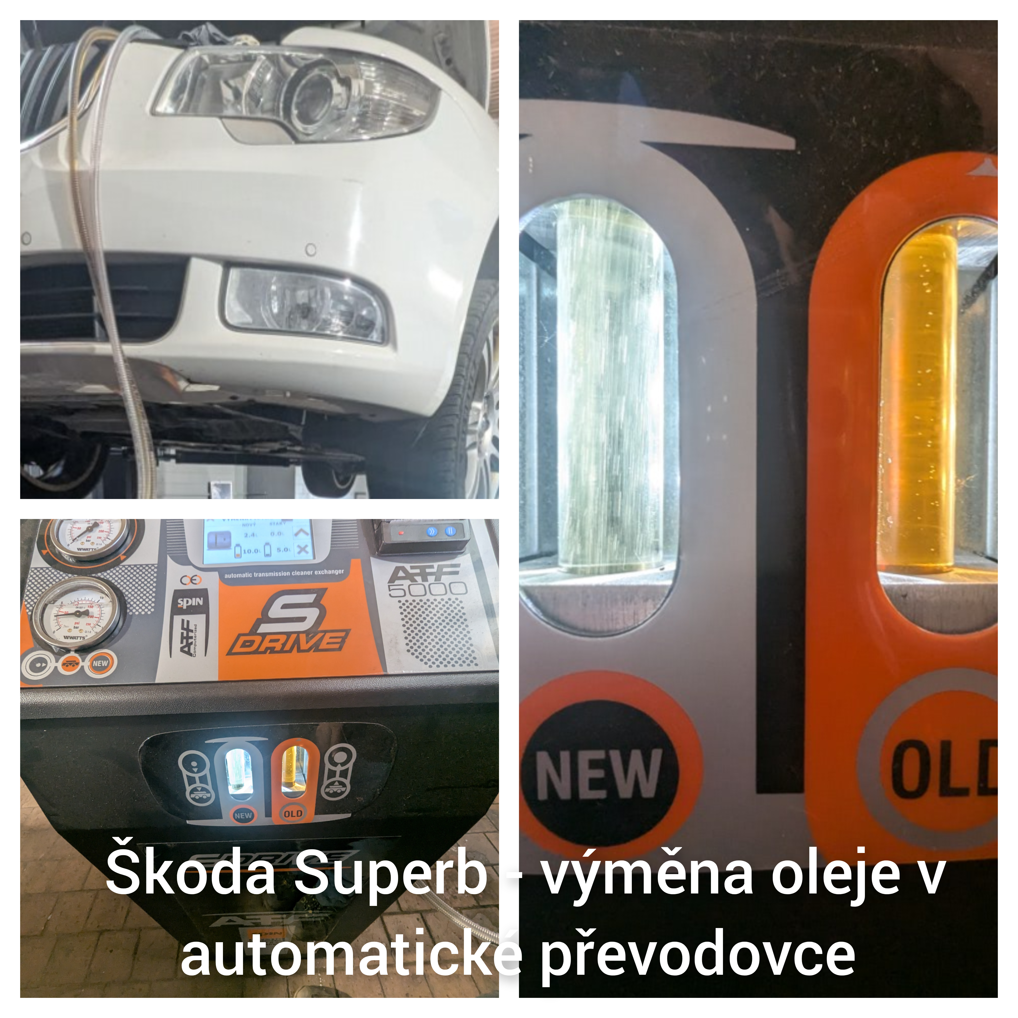 Proplach převodovky